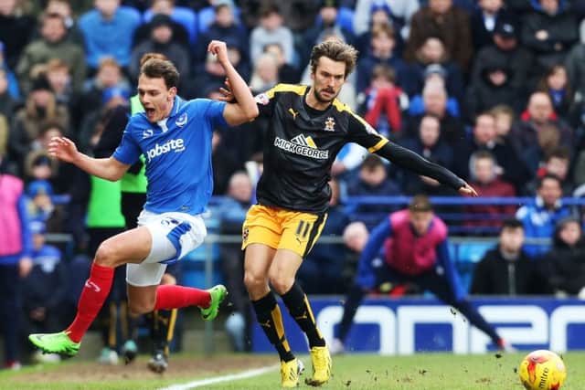 Kal Naismith in action against Cambridge United. Picture: Joe Pepler