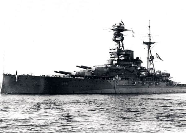 HMS Royal Oak, from Portsmouth, was sunk during the Second World War by a German submarine, PHOTO: MoD/PA Wire