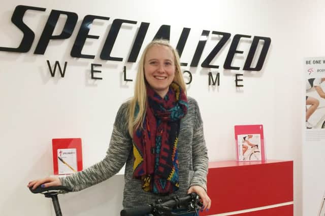 Hannah Attenburrow, who is supported by Specialized and BikeFixers-Portsmouth
