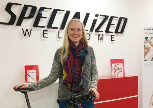 Hannah Attenburrow, who is supported by Specialized and BikeFixers-Portsmouth
