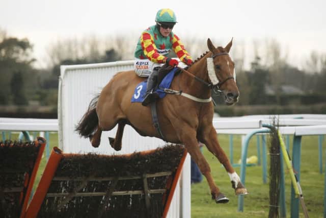 Lil Rockerfeller and Trevor Whelan win the Grade 2 National Spirit Hurdle at Fontwell. Picture: Clive Bennett/polopictures.co.uk