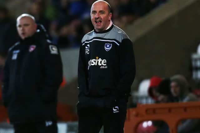 Pompey boss Paul Cook Picture: Joe Pepler