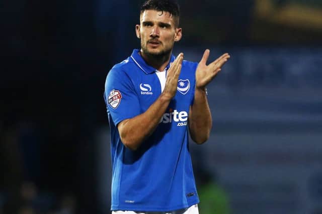 Pompey midfielder Gareth Evans