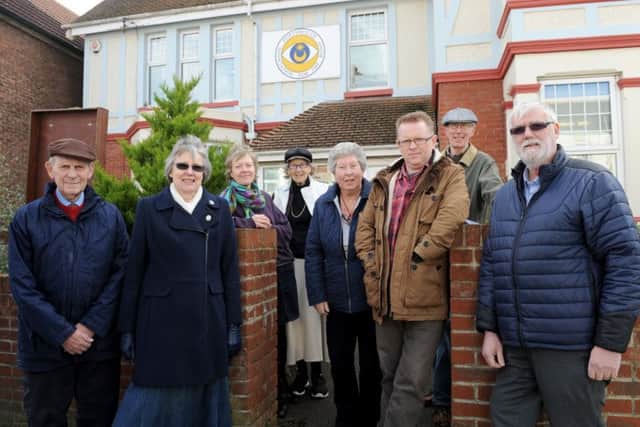 From left, Brian Kidd, Janet Crabtree, Pat Huxtable, Diana Villar, Margaret Gibbs, Simon Davis, Chris Golding and Trevor Muston Picture: Sarah Standing (160463-5586)
