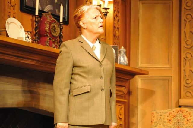 Louise Jameson as Mrs Boyle in The Mousetrap