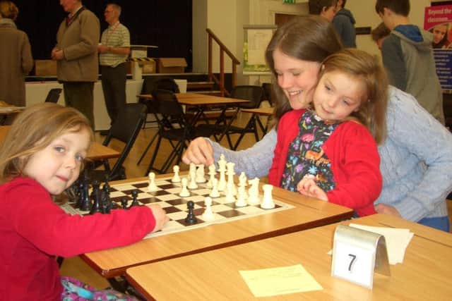 Ella Rose, 5, Louise Rose, 13 and Emily Rose, 5 at last year's event