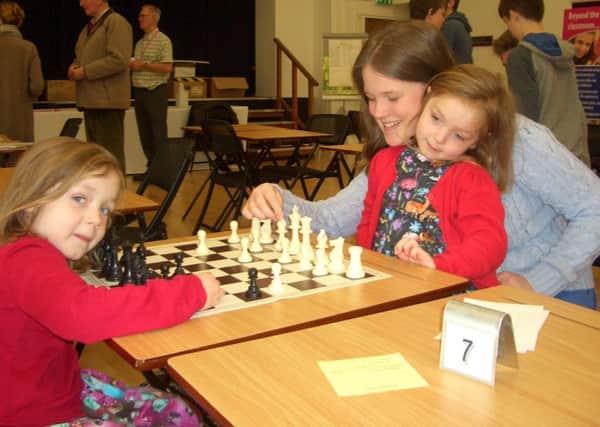 Ella Rose, 5, Louise Rose, 13 and Emily Rose, 5 at last year's event