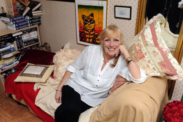Author June Hampson pictured at herGosport  home
