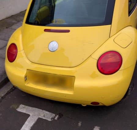 The uncovered yellow Beetle