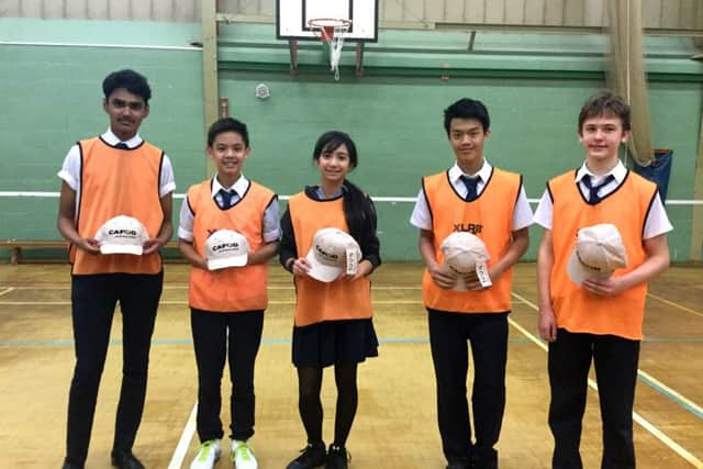 AIMING HIGH Oaklands students took part in a basketball competition in aid of CAFOD