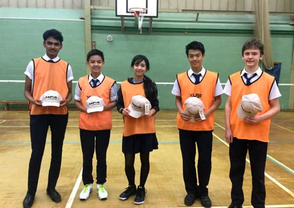 AIMING HIGH Oaklands students took part in a basketball competition in aid of CAFOD