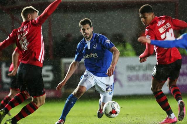 Pompey travel to Stevenage in League Two today