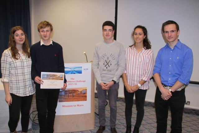 The winning team from Portsmouth Grammar School
Picture: Nicholas Gauntlett