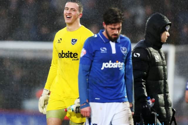 Pompey goalkeeper Ryan Fulton    Picture: Joe Pepler