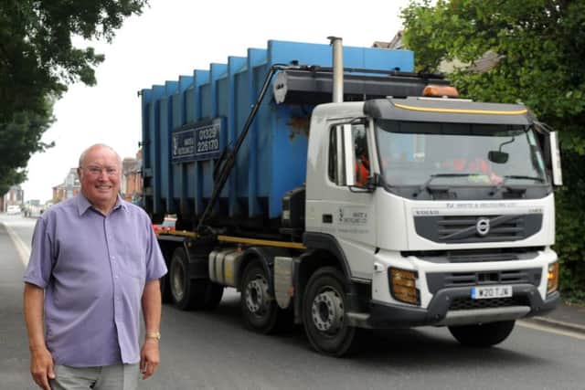 One of the areas long-term build a road campaigners, John Cass, chairman of the Tipner and Stamshaw Neighbourhood Forum, pictured in  September 2014