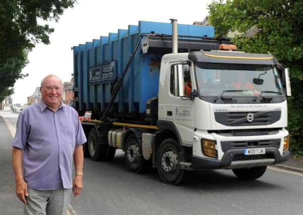 One of the areas long-term build a road campaigners, John Cass, chairman of the Tipner and Stamshaw Neighbourhood Forum, pictured in  September 2014