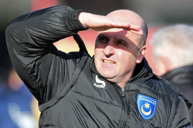 Pompey manager Paul Cook