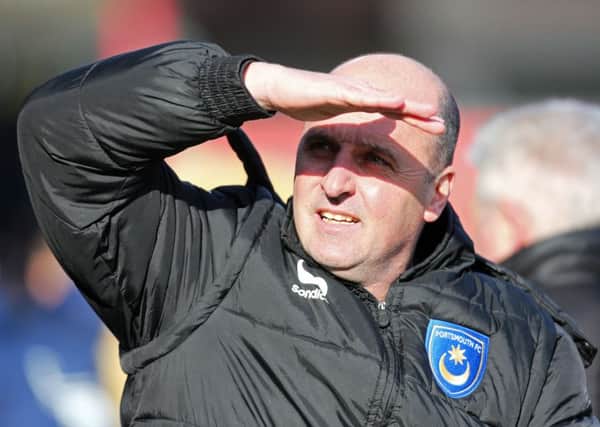 Pompey manager Paul Cook