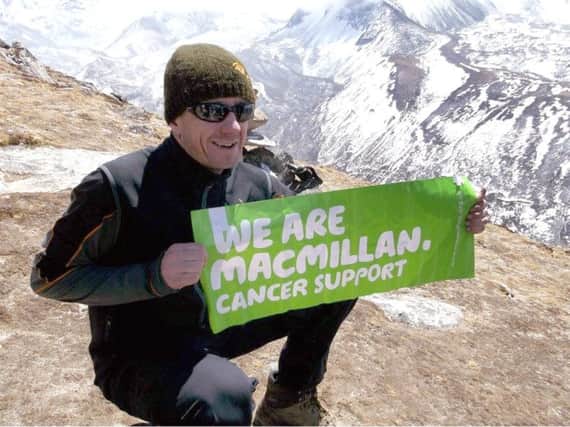 Fundraiser Pete climbed Kilimanjaro to raise money for Macmillan