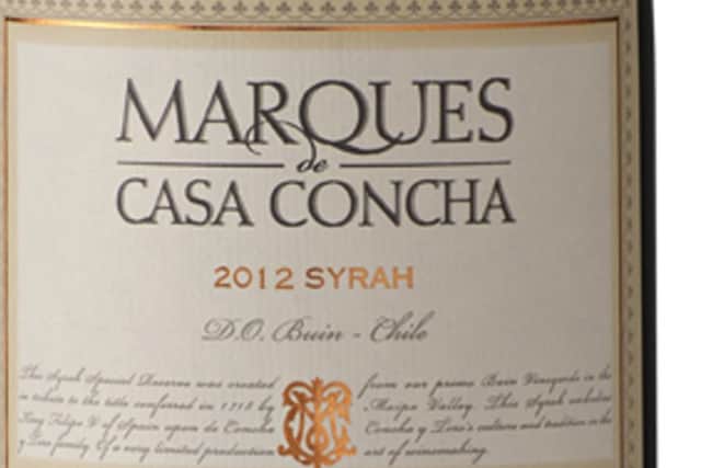 Marques de Concha Syrah 2012