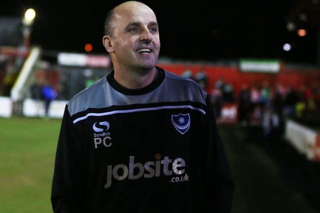 Pompey boss Paul Cook. Picture: Joe Pepler