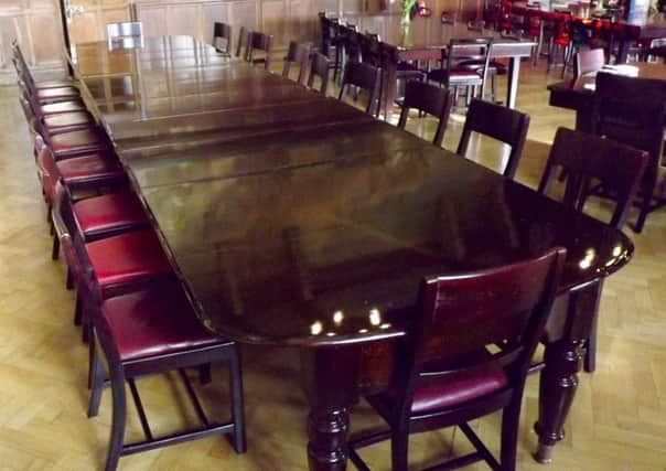 The admirals table from HMS Nelson.