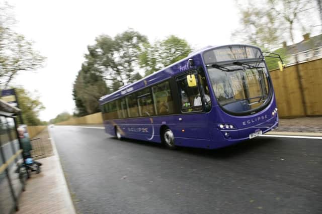 The Eclipse bus service on the BRT route between Fareham and Gosport
