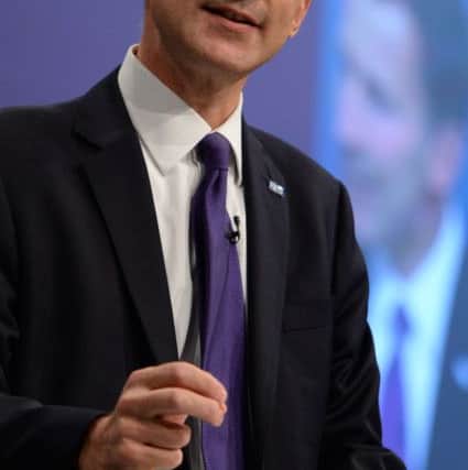 Health Secretary Jeremy Hunt