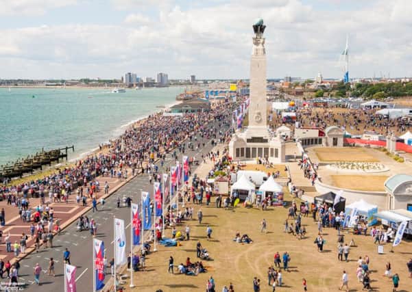 Crowds pack out Southsea Common for last year's America's Cup World Series Picture: Shun Roster