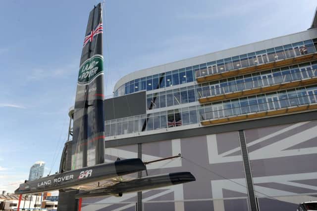 Sir Ben Ainslie's Land Rover BAR headquarters in Old Portsmouth