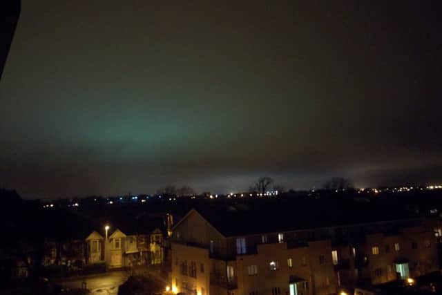 Graeme Parton took this picture of what he thinks could be the Northern Lights, taken from his Locksway Road home in Portsmouth