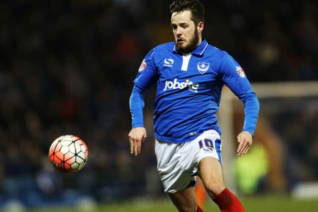 Pompey striker Marc McNulty Picture: Joe Pepler