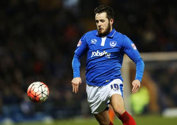 Pompey striker Marc McNulty Picture: Joe Pepler