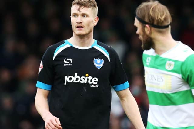 Pompey striker Michael Smith Picture: Joe Pepler