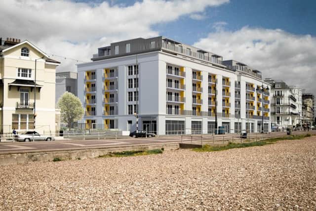 A CGI of the new McCarthy & Stone retirement housing in Southsea