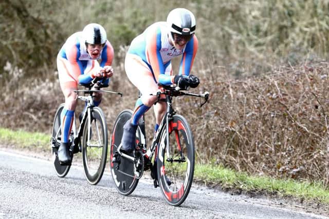 Gary Chambers and James Copeland. Picture: Eamonn Deane/localriderslocalraces.co.uk