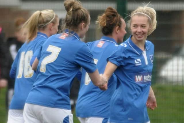 Tash Stephens, right, who has been in excellent form