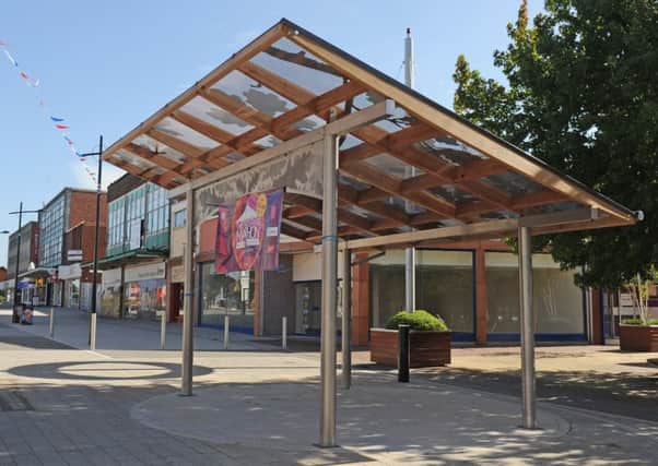 The bandstand in Waterlooville, close to the proposed site for the betting shop