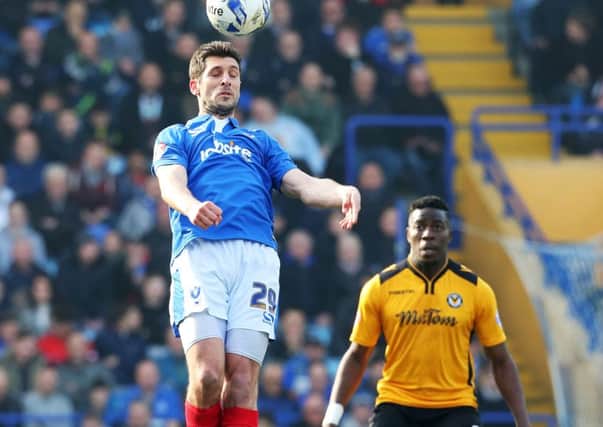 It was a disappointing day for Danny Hollands & Co at Fratton Park. Picture: Joe Pepler