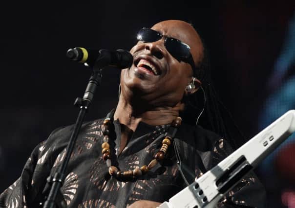File photo dated 27/06/10 of Stevie Wonder, who is to perform his most famous album in its entirety at London's Hyde Park. PRESS ASSOCIATION Photo. Issue date: Monday March 14, 2016. The prolific musician is bringing Songs In The Key of Life to the British Summer Time Hyde Park music festival on July 10. See PA story SHOWBIZ Wonder. Photo credit should read: Yui Mok/PA Wire SHOWBIZ_Wonder_090349.JPG