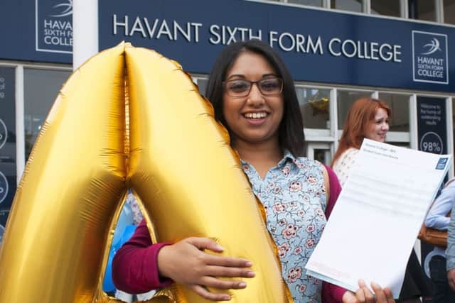 Shema Begum received excellent support during her a-Levels at Havant Sixth Form College