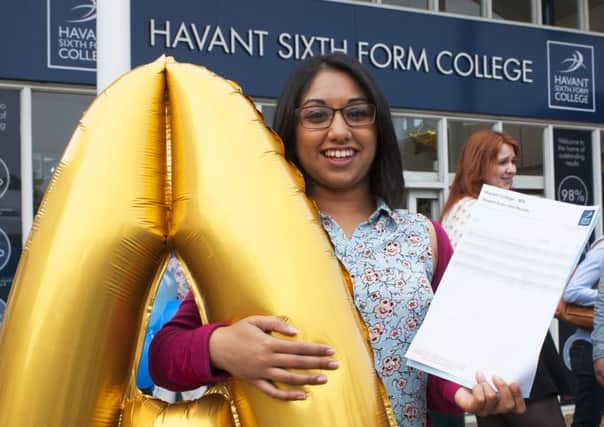 Shema Begum received excellent support during her a-Levels at Havant Sixth Form College