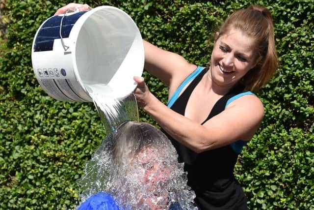 Ashley says her spa treatment reminded her of the Ice Bucket Challenge
