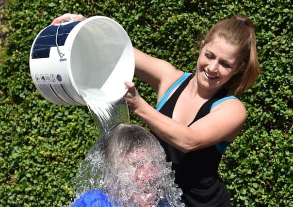 Ashley says her spa treatment reminded her of the Ice Bucket Challenge