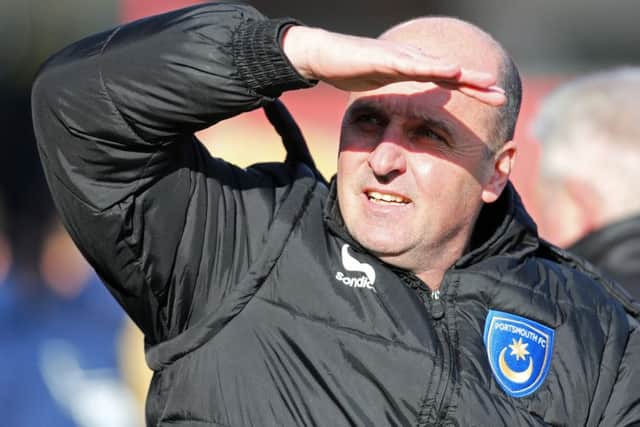 Pompey boss Paul Cook Picture: Joe Pepler
