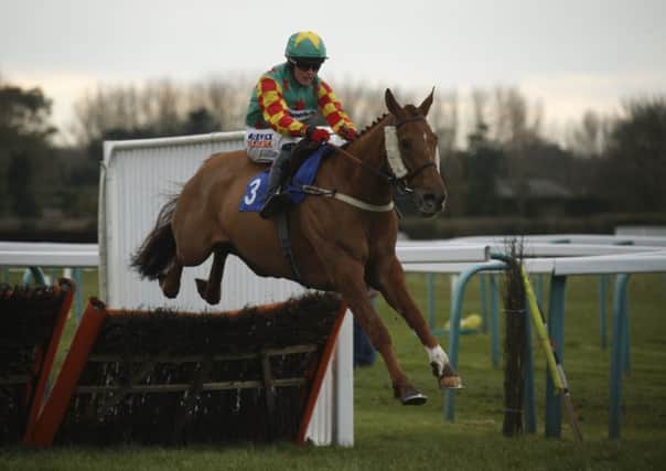 Lil Rockerfeller and Trevor Whelan on their way to glory in the National Spirit Hurdle at Fontwell last month. Picture: Clive Bennett/polopictures.co.uk