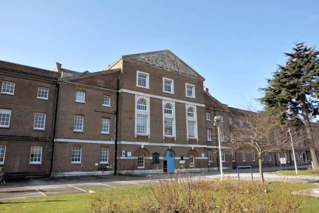 The former RN Hospital site at Haslar