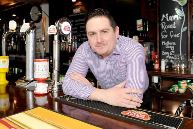 The Hoeford Inn landlord Chris Wood
