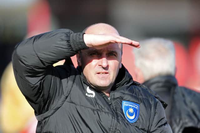 Pompey manager Paul Cook Picture: Joe Pepler