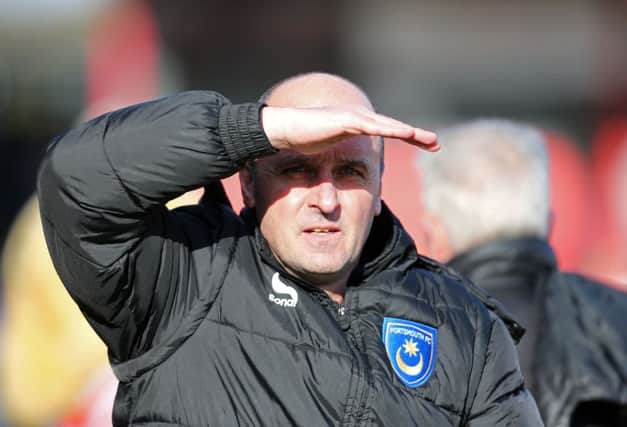 Pompey manager Paul Cook   Picture: Joe Pepler